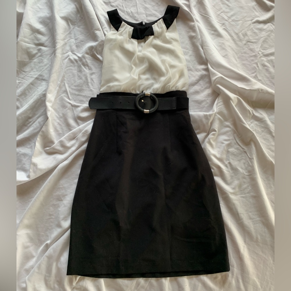 Black and White Cocktail Dress